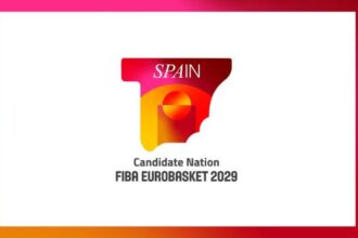 Cartel de la candidatura de España para albergar el Eurobasket